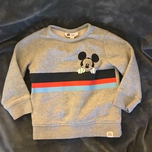 Gap toddler size 2 Mickey Mouse sweatshirt